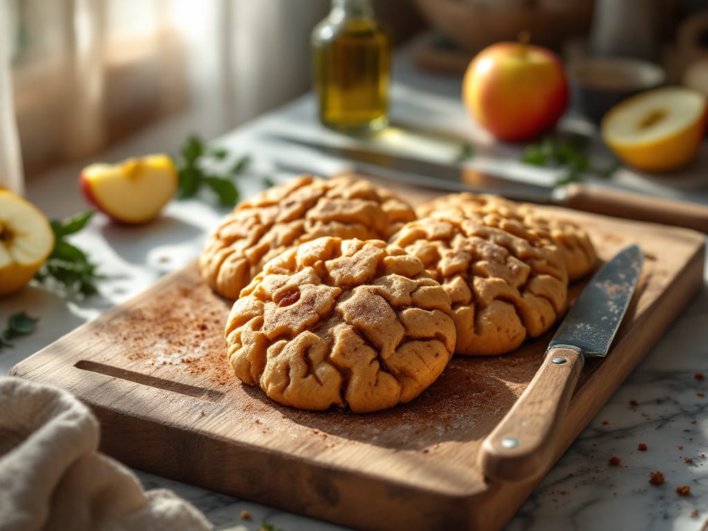 Biscotti alle mele e cannella senza zucchero