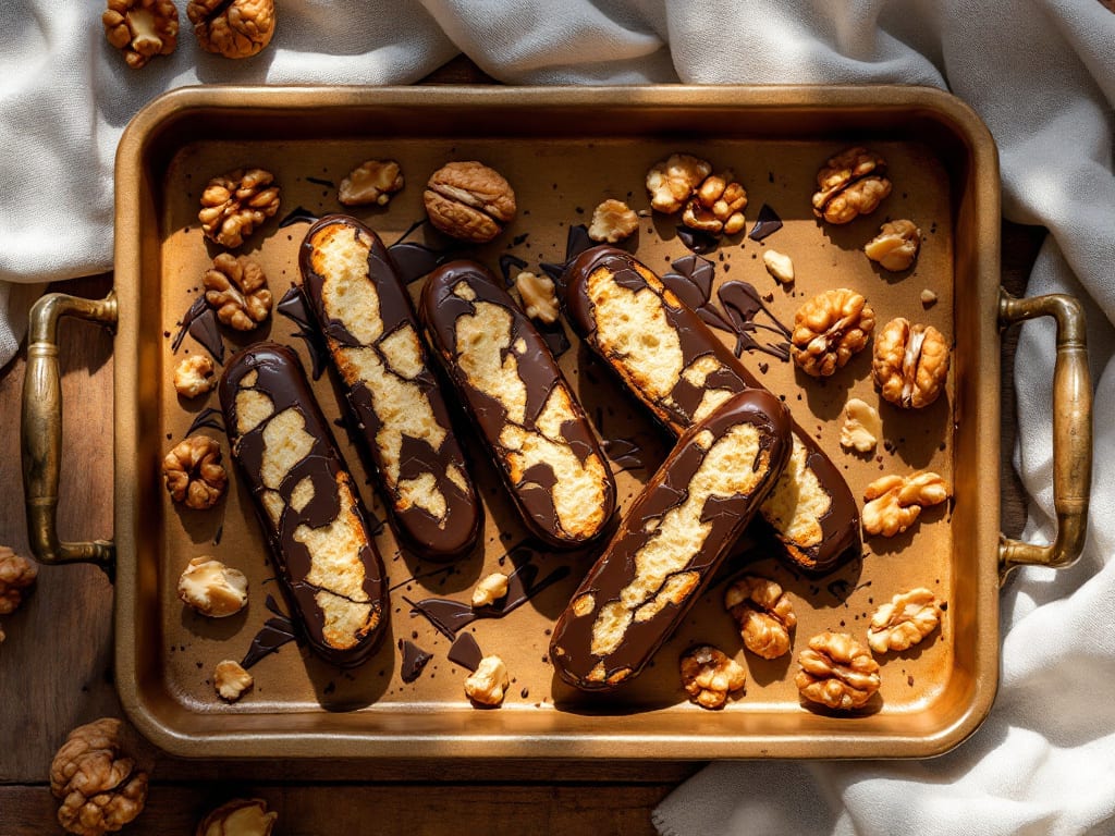 Biscotti al Cioccolato Fondente e Noci