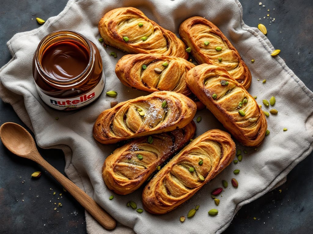 Biscotti alla Nutella e pistacchio