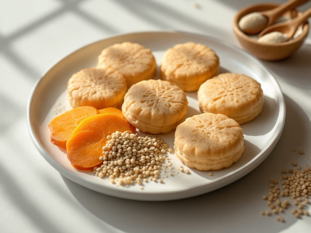 Biscotti di patata dolce e farina di quinoa