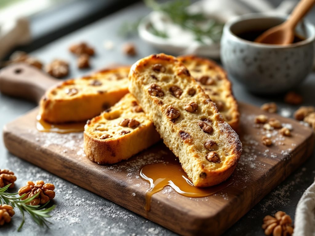 Biscotti svizzeri con noci e miele