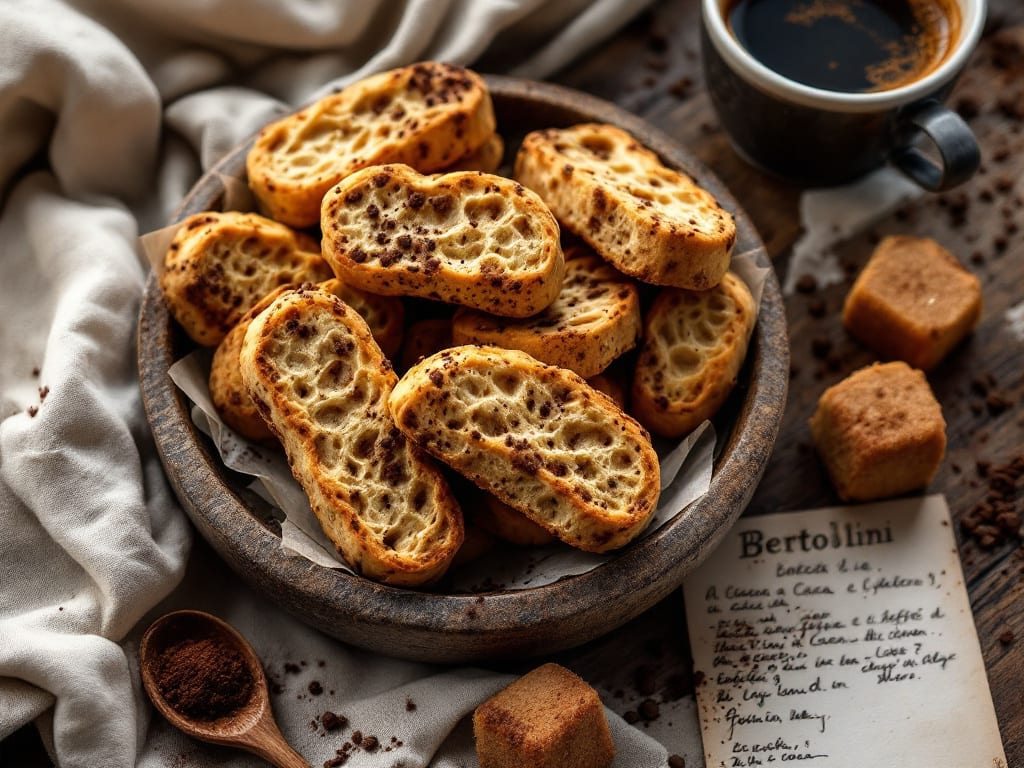 Biscotti Bertolini al cacao e caffè d'orzo