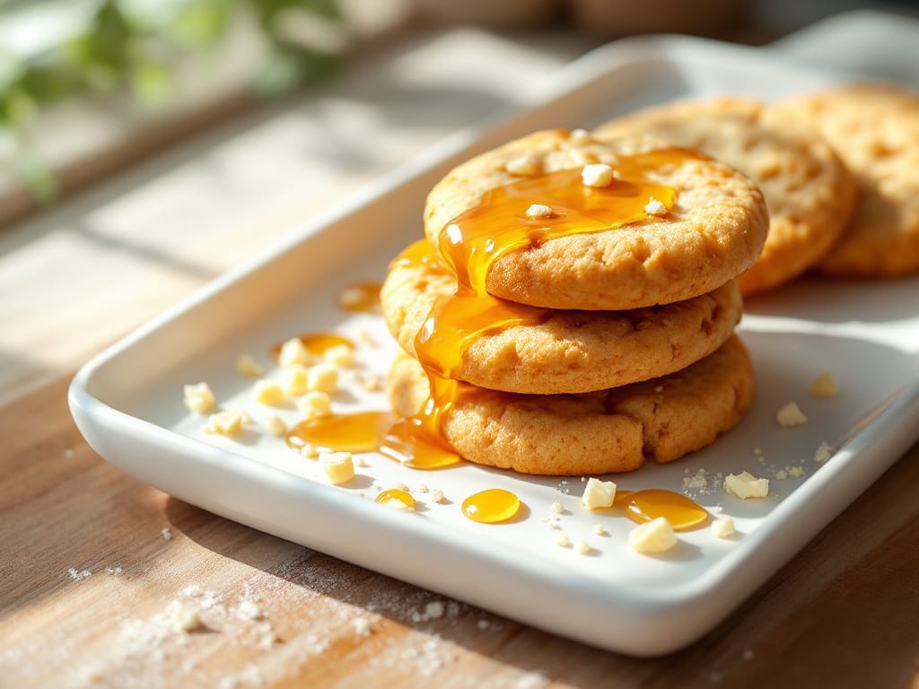 Biscotti al burro salato e miele