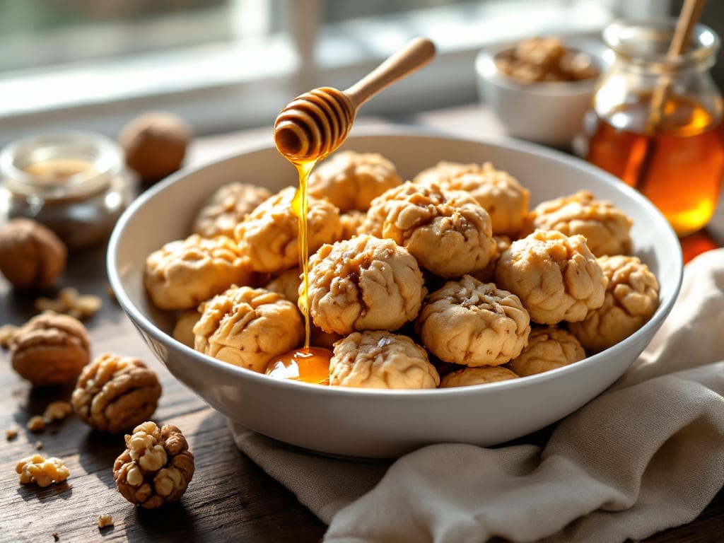 Biscotti alle noci e miele