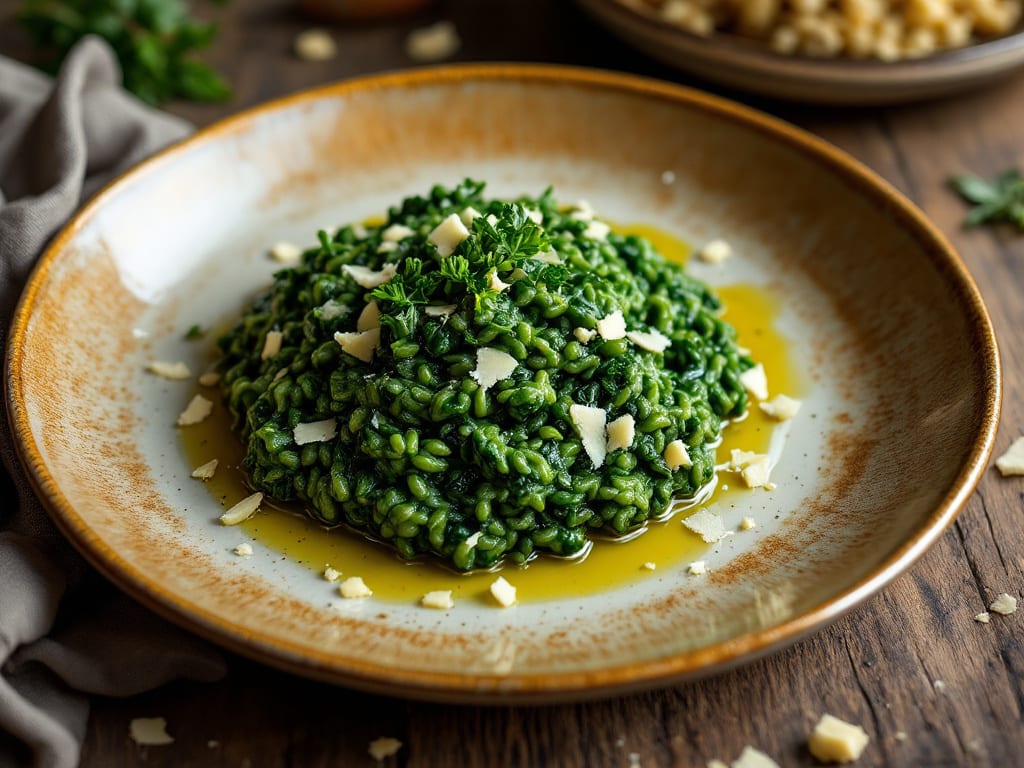 Risotto di cavolo nero e noci
