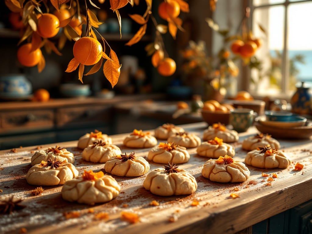 Biscotti all'anice e arancia candita