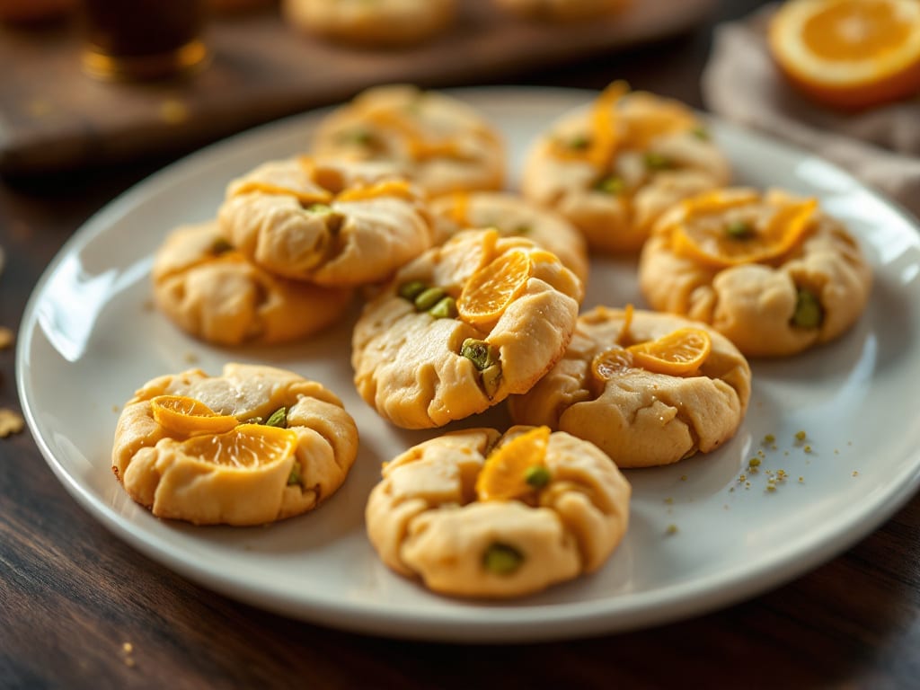 Biscotti Bertolini al pistacchio e arancia