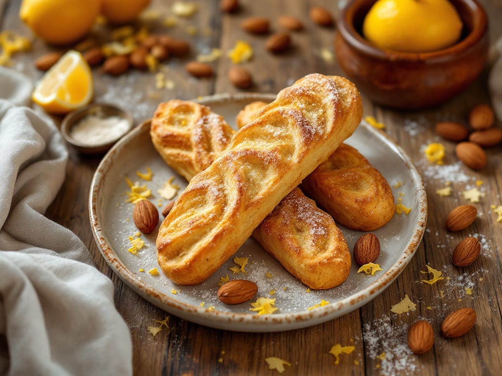 Biscotti ricci siciliani ricetta originale: a forma di spirale con mandorle e miele di arancio