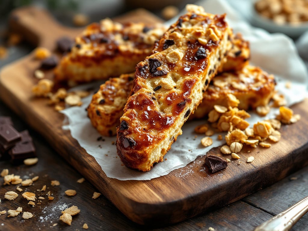 Ricetta biscotti con muesli croccante: cioccolato fondente e vaniglia per un ripieno morbido