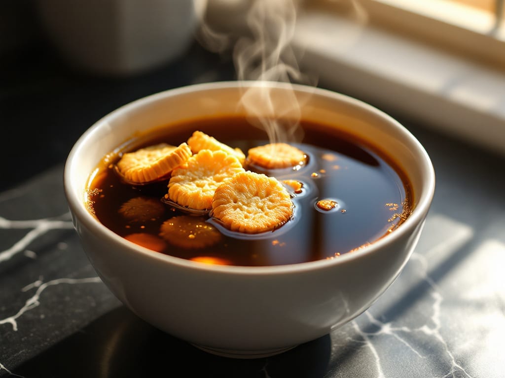 Affogato al caffè con biscotti tritati