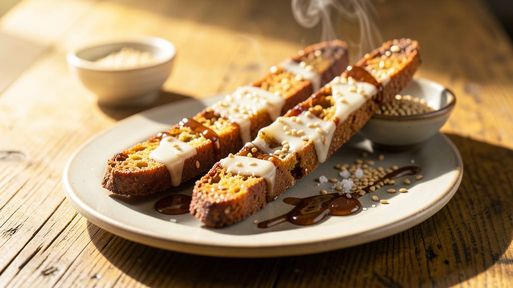 Biscotti sesamini ricetta: croccanti fuori e morbidi, con zafferano e strutto per il profumo antico