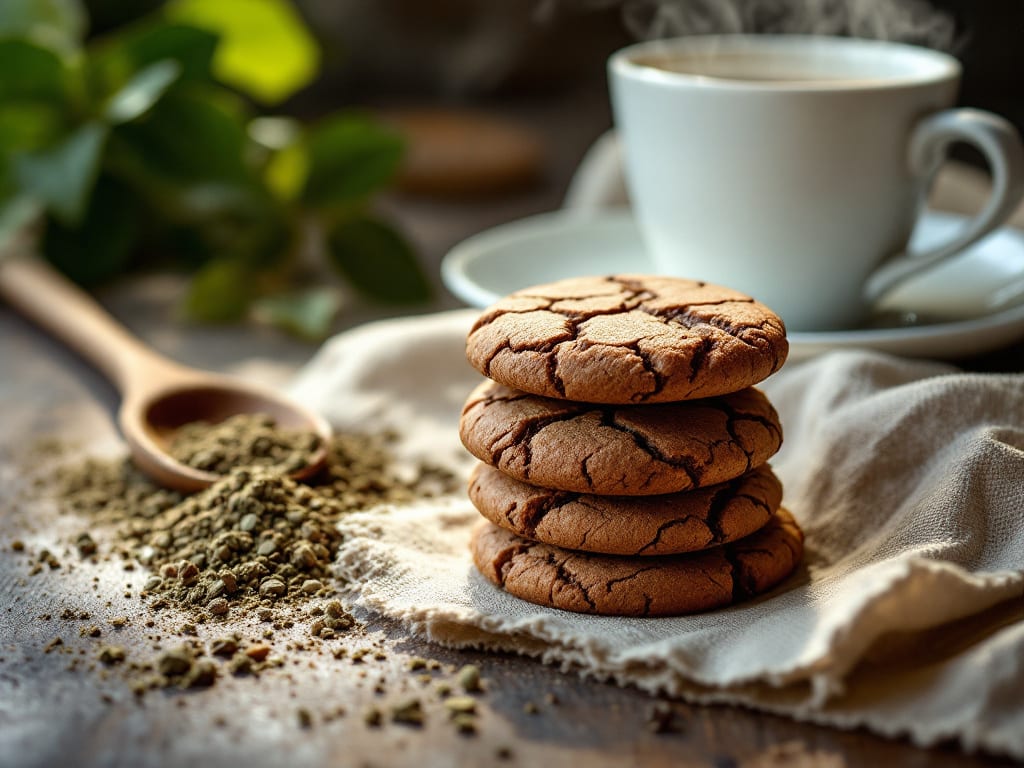 Biscotti al cioccolato fondente e stevia