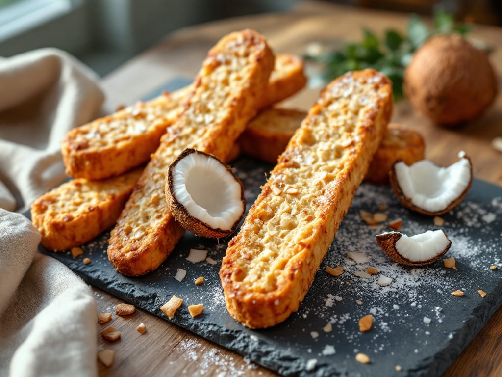 Biscotti al cocco ricetta: burro e farina di cocco per un profumo tropicale