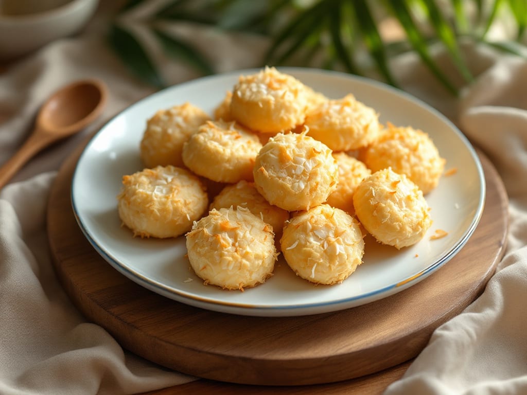 Biscotti alla Vaniglia e Cocco Rasato