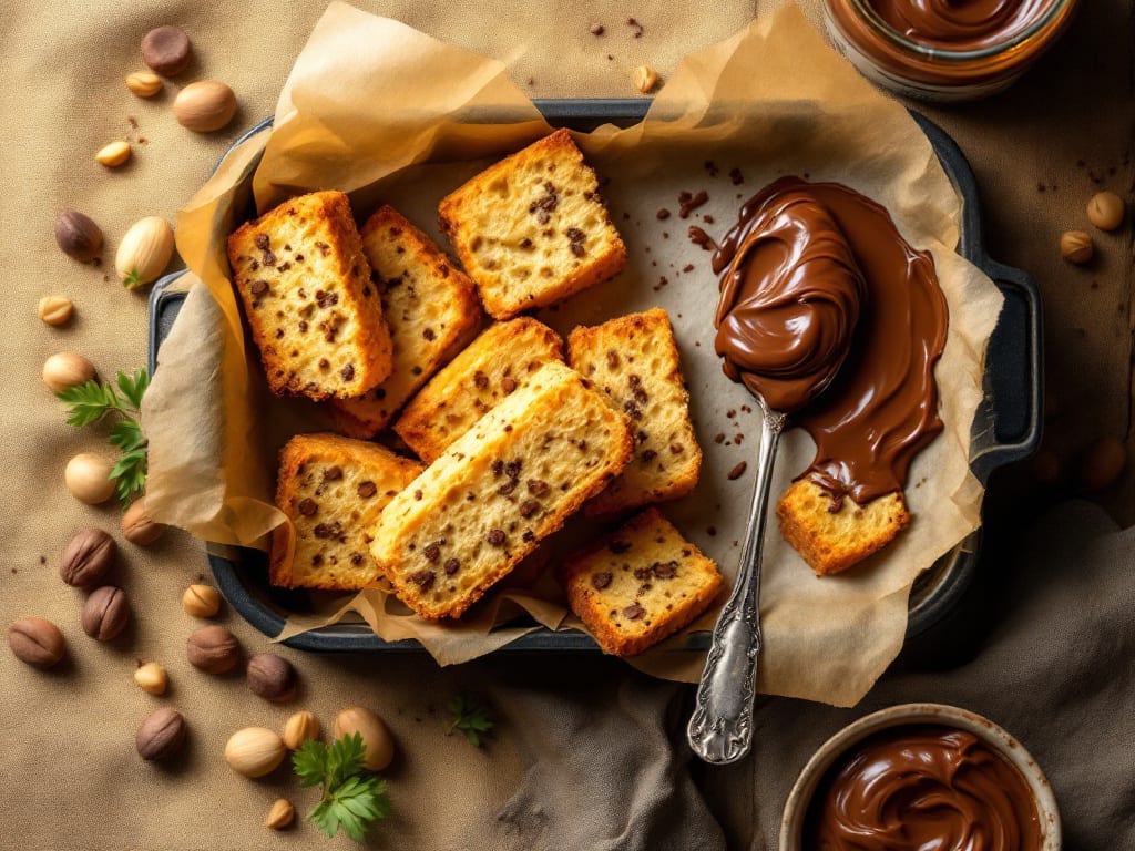 Biscotti alla Nutella e banana