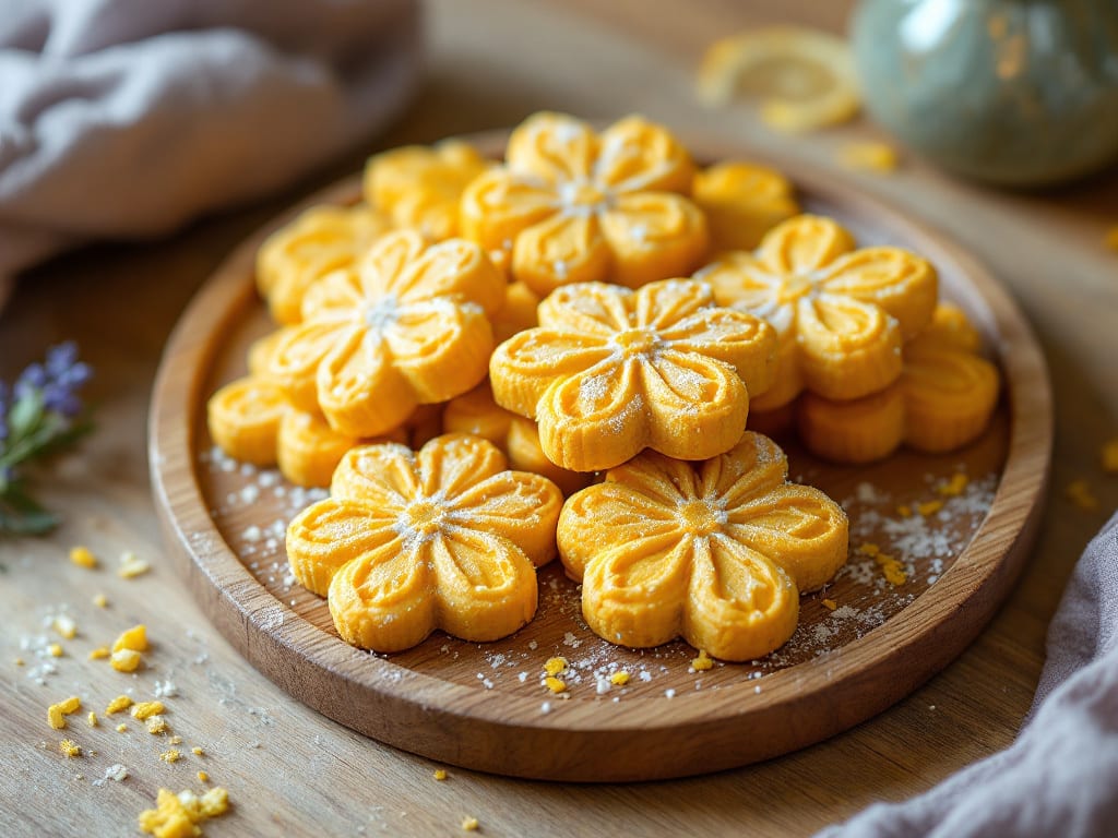 Ricetta biscotti a forma di fiore: morbidi con latte di riso e scorza di limone