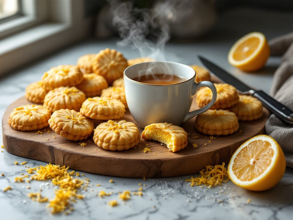Biscotti al limone e zenzero