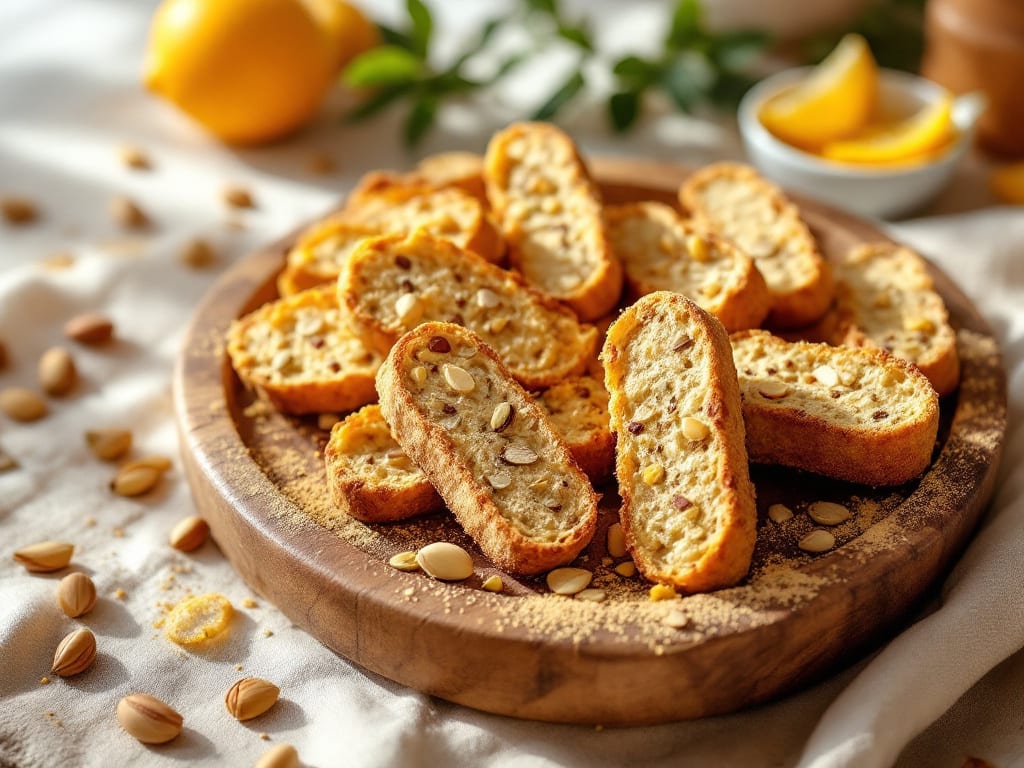 Biscotti alla frutta secca e carruba senza zucchero