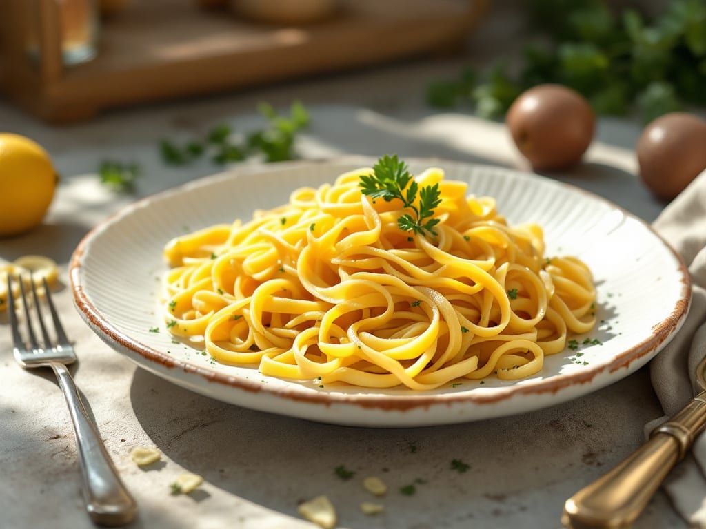 Trofiette al Limone e Acciughe