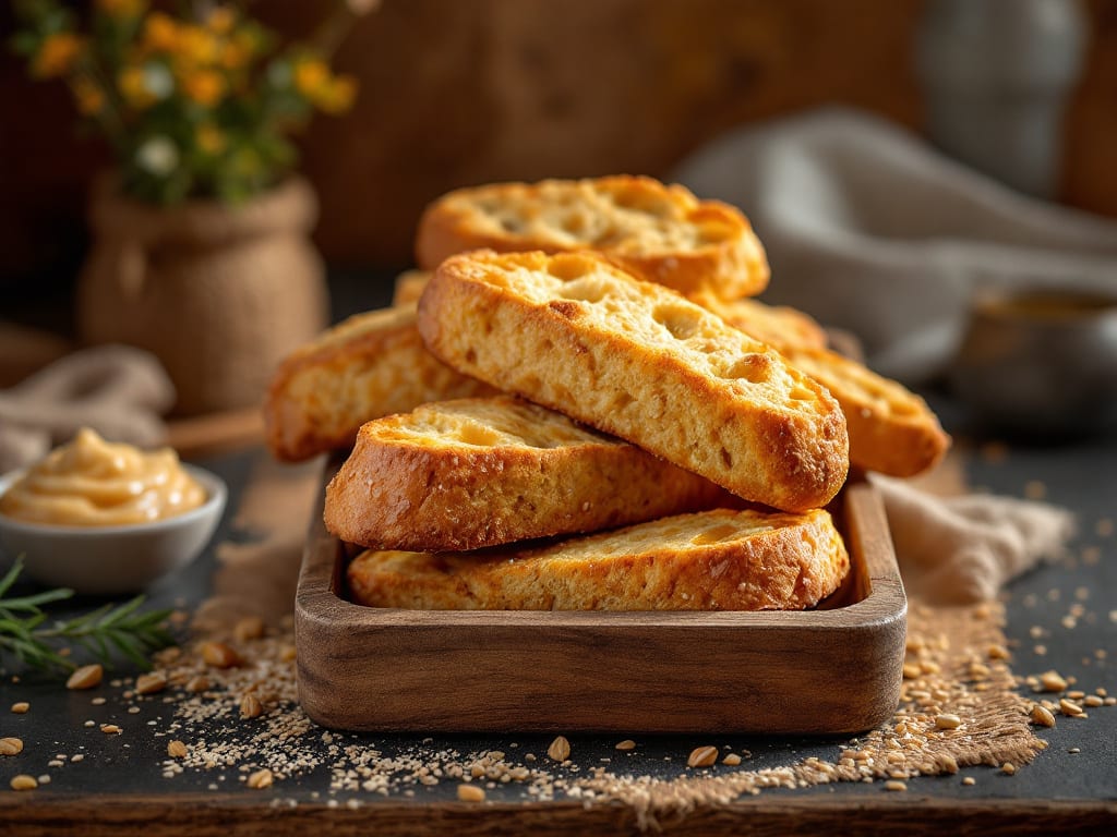 Biscotti al finocchio e miele di castagno