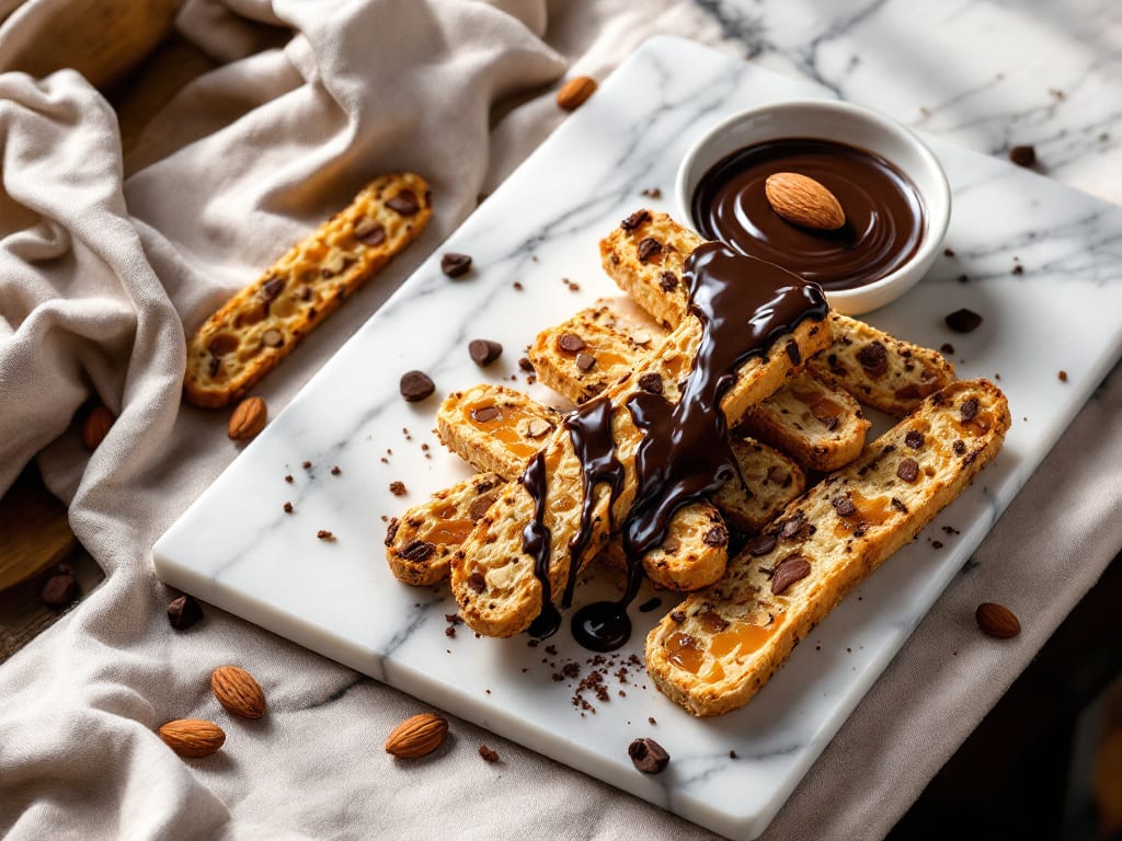 Biscotti sacher ricetta: strati di cacao e confettura d'albicocca da raffreddare in frigo