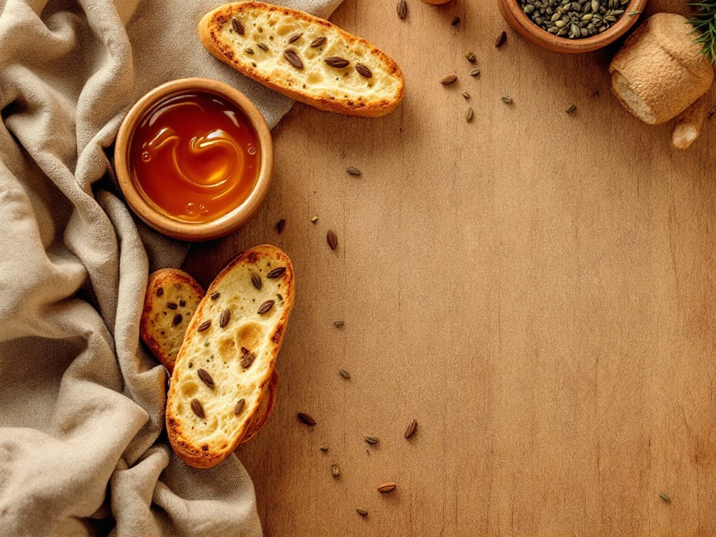Biscotti al sesamo e miele di castagno