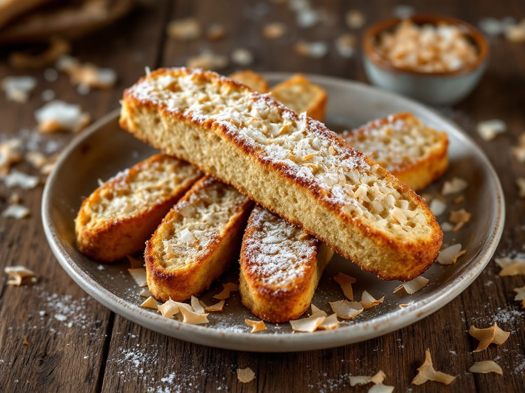 Biscotti al cocco ricetta facile: morbidi fuori, croccanti dentro con vaniglia