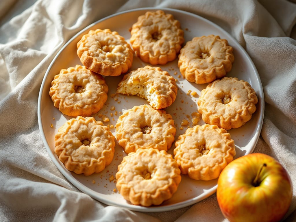 Biscotti di mele e farina di castagne