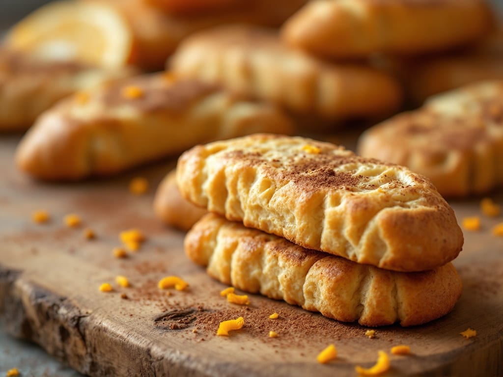 Biscotti alla cannella e arancia