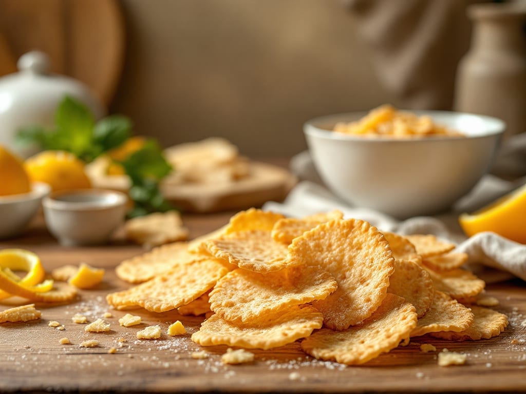 Biscotti di gallette di riso croccanti
