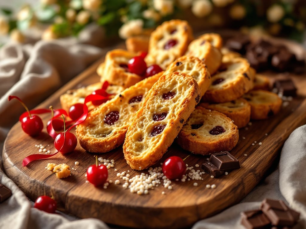 Ricetta per fare i biscotti con la sparabiscotti: ripieno di ciliegie candite e confettini colorati