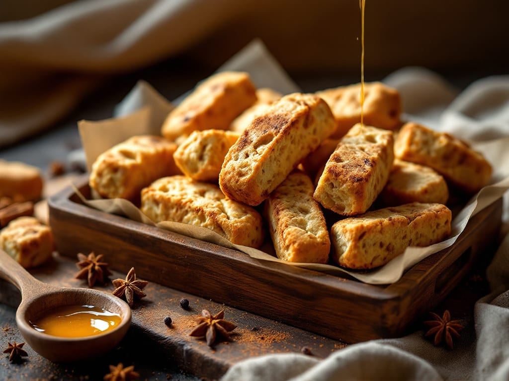 Biscotti alla cannella e miele con chiodi di garofano
