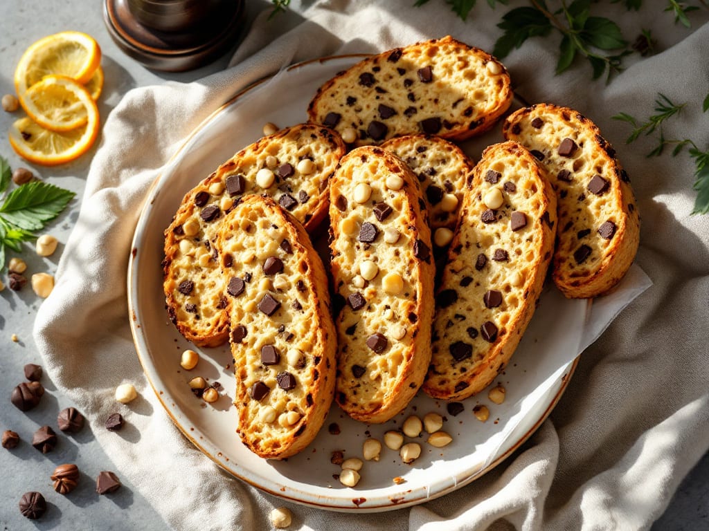 Biscotti al cioccolato fondente e nocciole