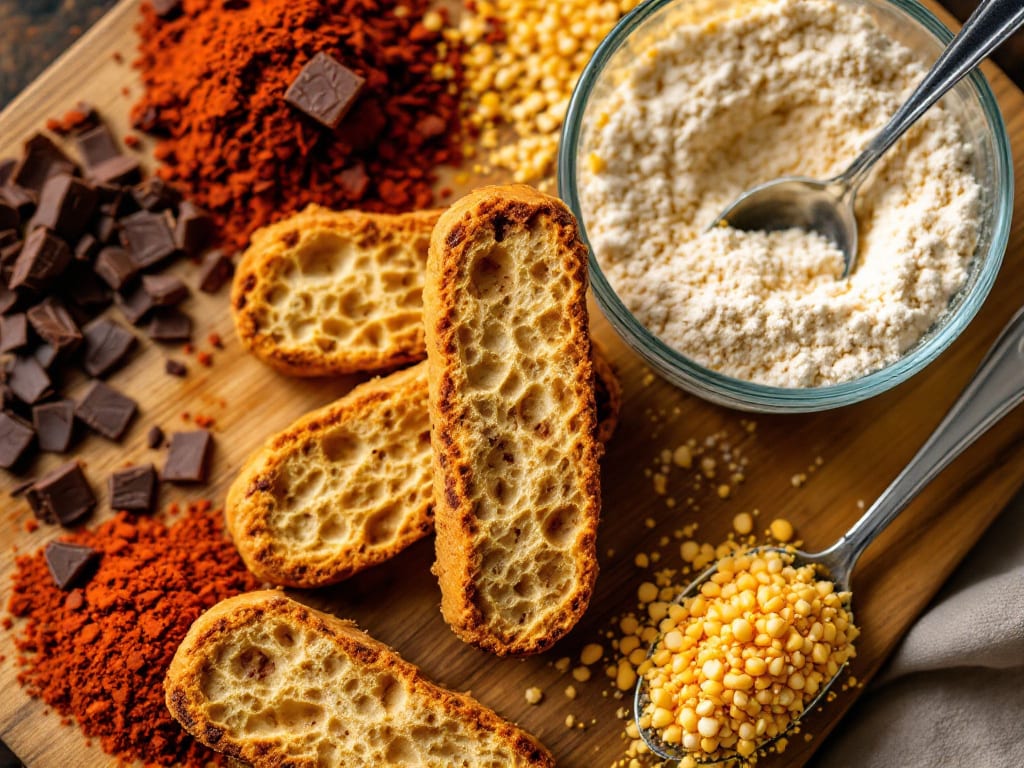 Biscotti al cioccolato fondente e peperoncino