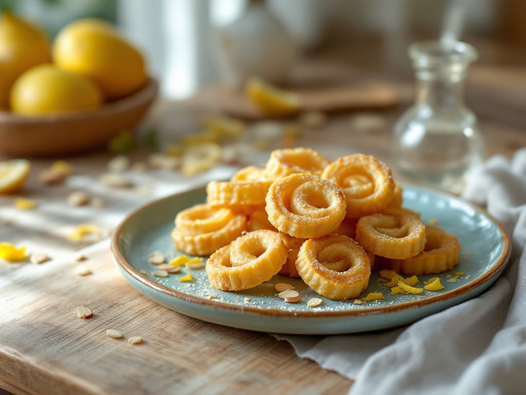 Ricetta biscotti ricci di mandorle: profumo di limone e abumi per un ripieno cremoso