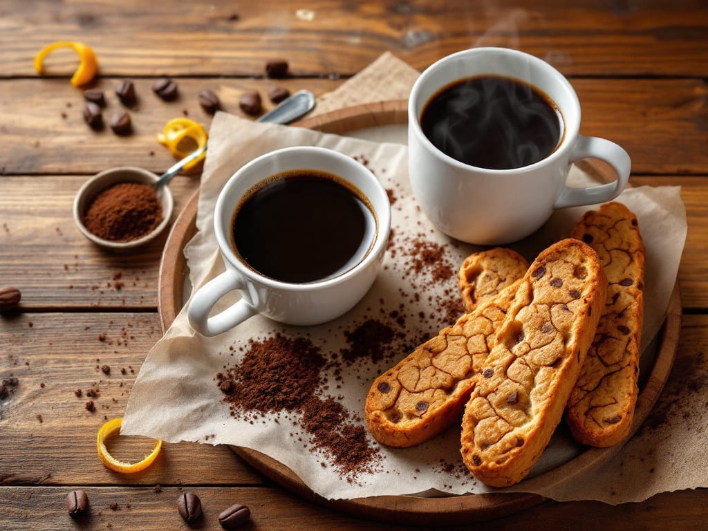 Biscotti al caffè e cacao