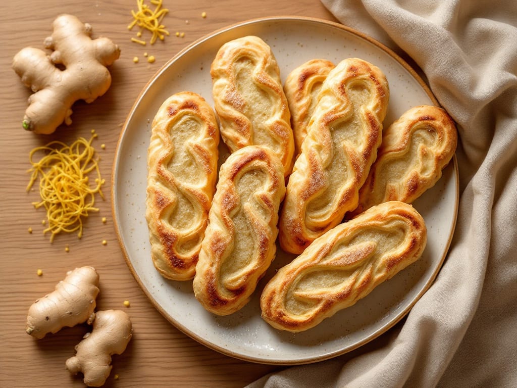 Biscotti senza burro al latte e zenzero