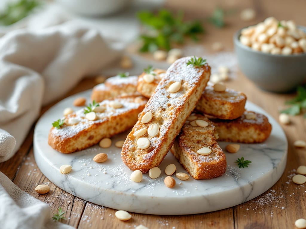 Ricetta biscotti con mandorle intere: morbidi fuori, croccanti dentro e spolverati di zucchero