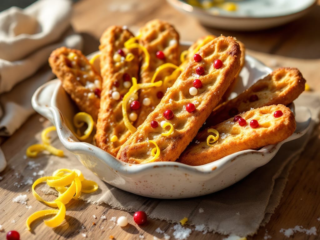 Ricetta biscotti zuccherini romagnoli: palline morbide con scorza di limone e riposo in frigo