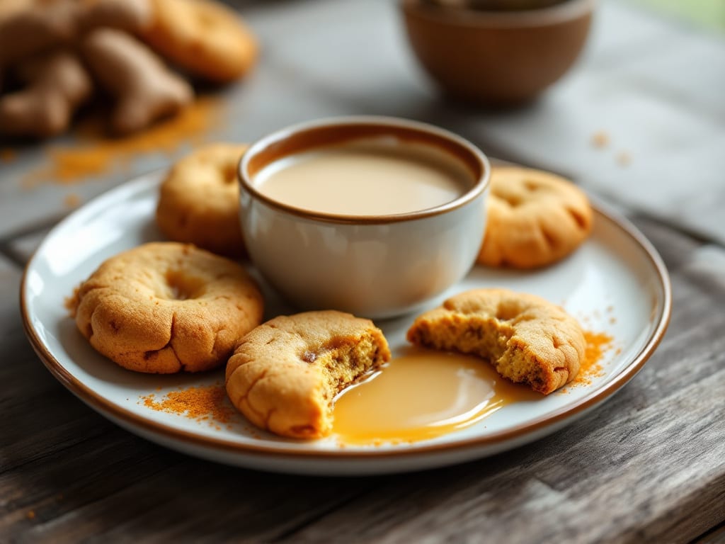 Biscotti al latte e zenzero
