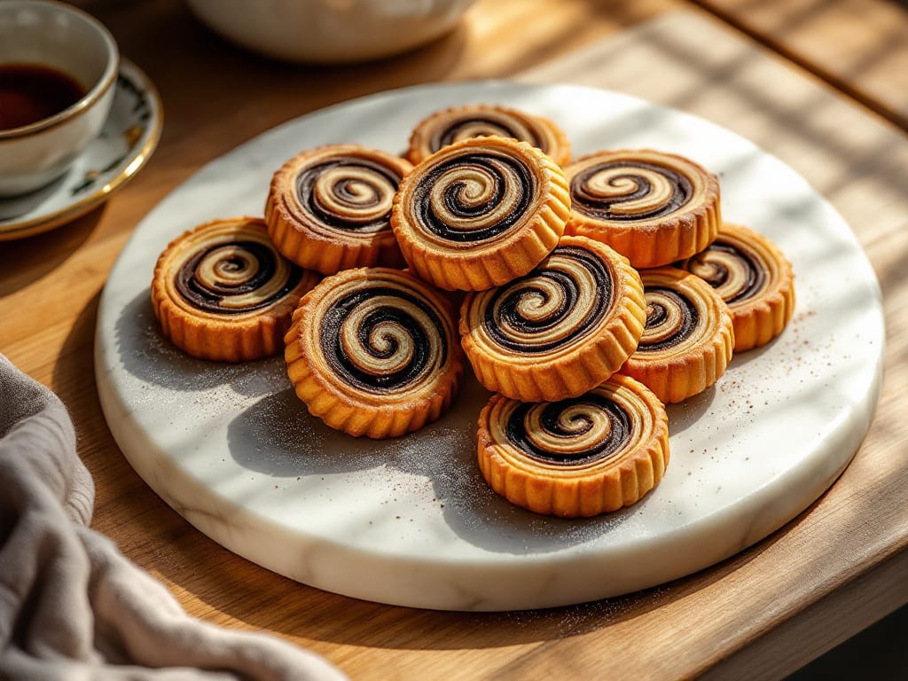 Ricetta biscotti girandola: morbidi al centro e croccanti ai bordi grazie al cacao