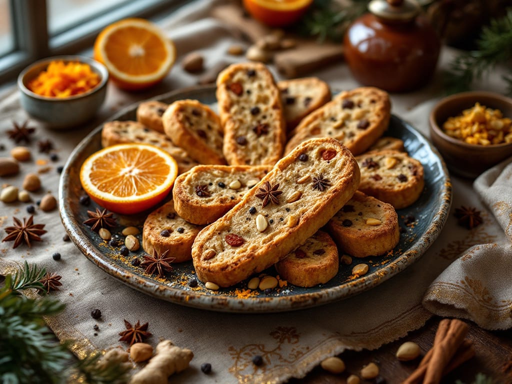 Biscotti di natale speziati ricetta: cannella e zenzero che si conservano per mesi