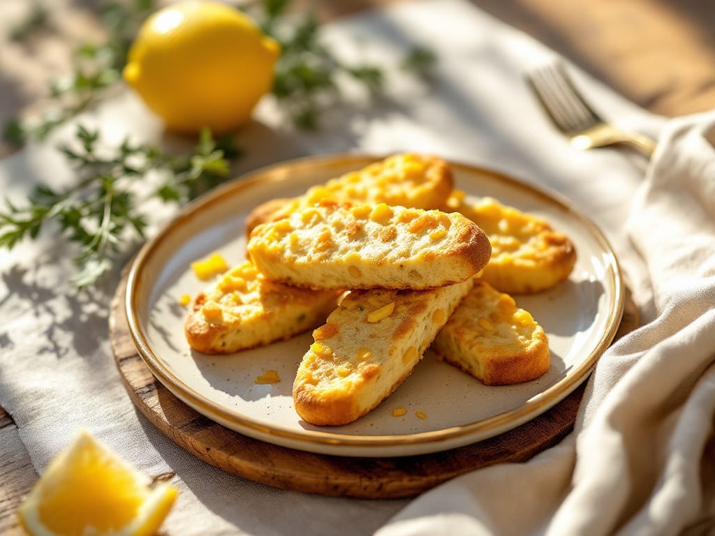 Biscotti al limone e finocchietto selvatico