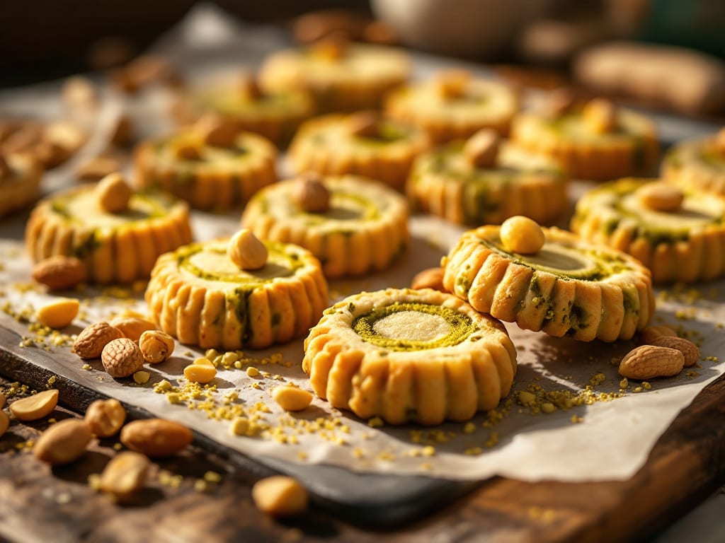 Biscotti al Pistacchio e Arachidi