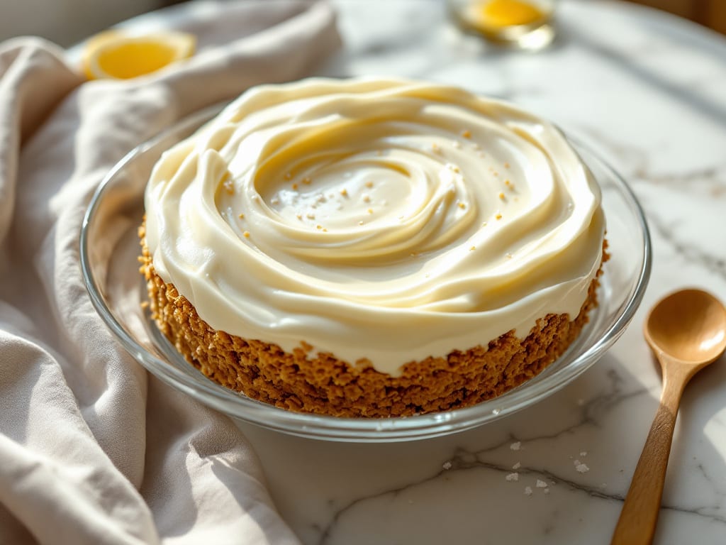 Cheesecake freddo ai biscotti e frutti di bosco