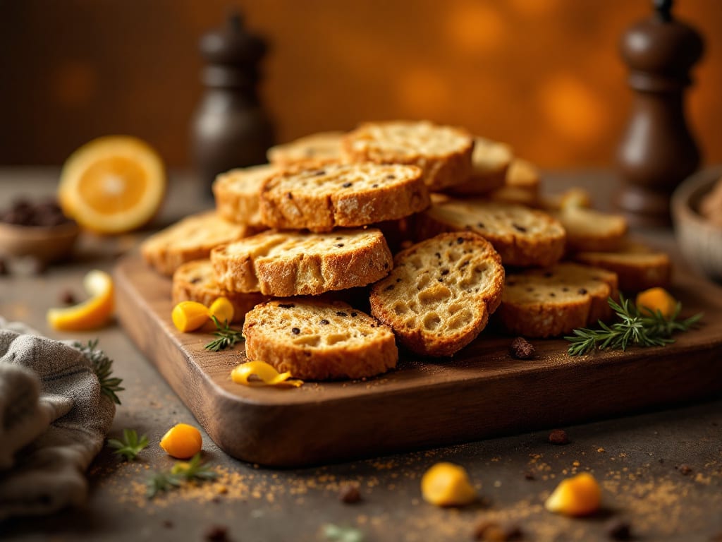 Biscotti alla vaniglia e frutta secca tostata