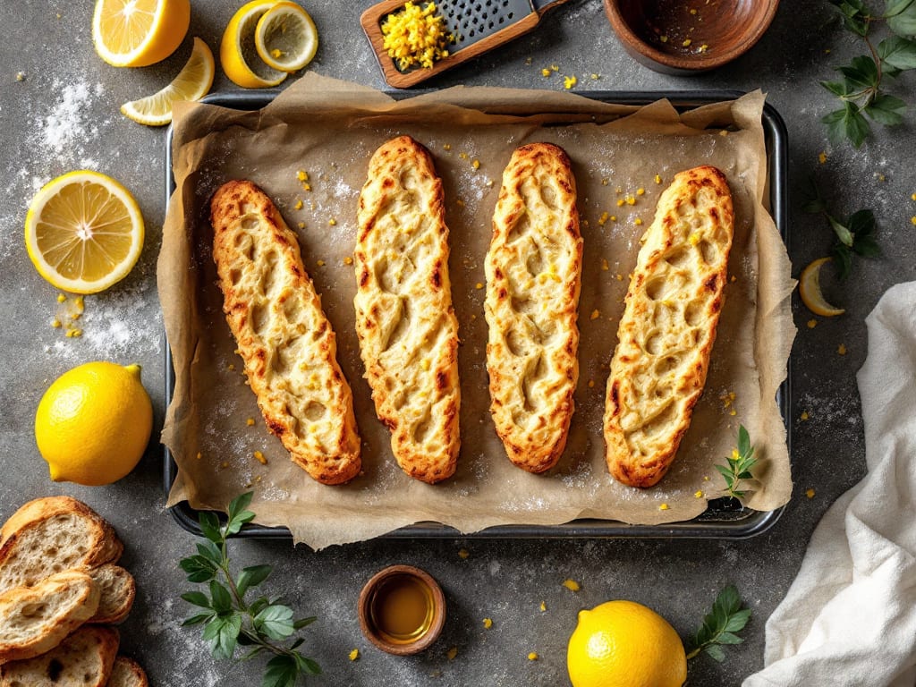 Biscotti Arabi al Limone e Zenzero Fresco