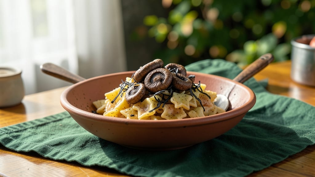 Trofiette con Funghi Porcini e Tartufo