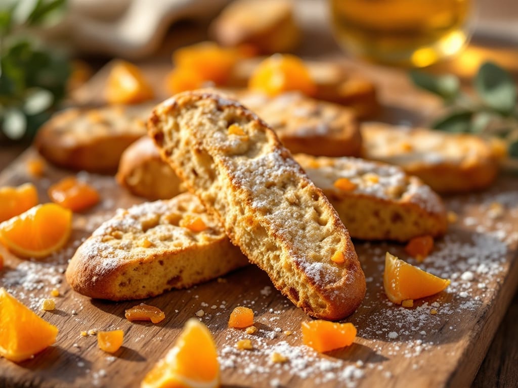 Biscotti allo zenzero e arancia candita