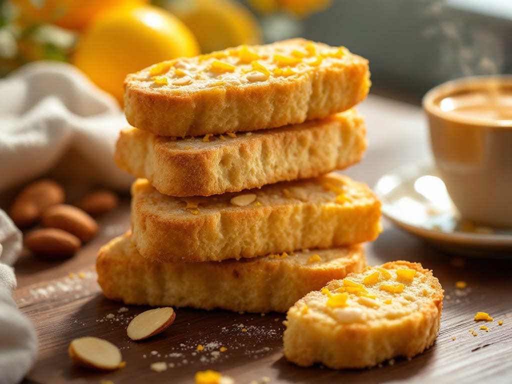 Biscotti alle mandorle e limone